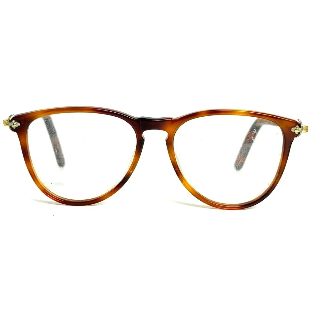 Vogart Kent 7 54-16 034 Tortoise‎ Gold Eyeglass Frames Italy Vintage Eyewear